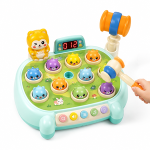 Jeu de tape-taupe en plastique personnalisé avec marteau, jeu de frappe de dessin animé, jouets en plastique, service de fabrication au Vietnam pour l'éducation des enfants - Product Image 2