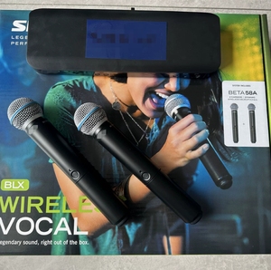 Micrófono BLX288/BETA58A Transfronterizo para <span class=keywords><strong>SM</strong></span> <span class=keywords><strong>58</strong></span> PG58, Micrófono de Escenario de Uno a Dos Canales - Product Image 2