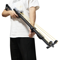 PIAOYU Lance-pierre professionnel puissant à longue portée avec laser, lance-pierre métallique extensible pour la chasse et les sports de tir en plein air