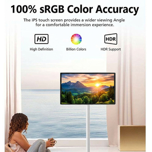 Pantalla LCD Táctil Interactiva Android FHD de 21.5, 24, 27 y 32 Pulgadas con 5 a 9 Horas de Duración de Batería, TV Portátil para Dormitorio y Sala de Estar - Product Image 2