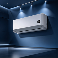 AC Split Dinding Dual Mode Pemanas Pendingin Hemat Energi Inverter 12000btu
