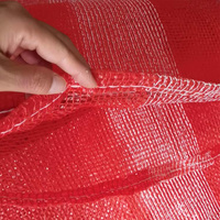 PP Leno Plastic 25kg 30kg 50kg Lichtgewicht verpakking Groente Fruit Ui Aardappel Trekkoordzak Mesh