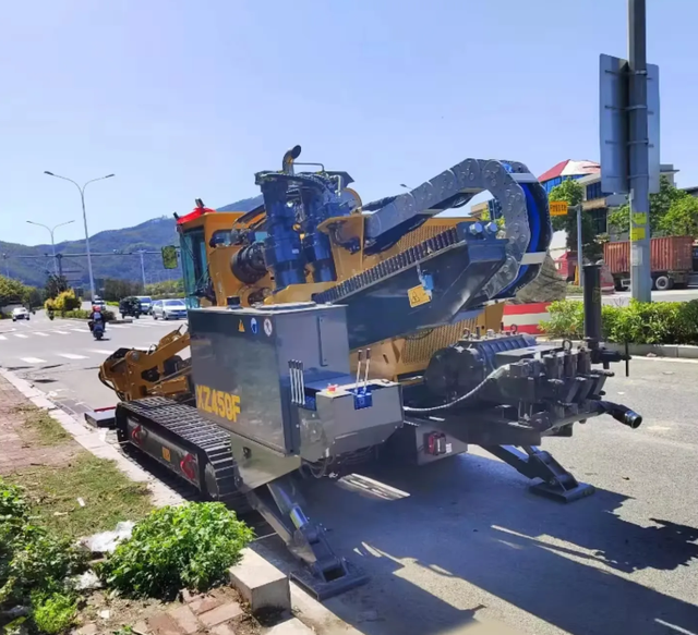45Ton HDD Machine Hydraulic Horizontal Directional Drilling Rig Price XZ450