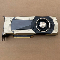 Carte graphique de bureau TI TAN V 12 Go d'occasion, PCI Express avec interface mémoire GDDR5 3072 bits, sortie DP et ventilateur de refroidissement