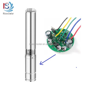 Bomba de agua solar de 4 pulgadas y 900W, sistema de bomba de pozo profundo sumergible solar DC, controlador Mppt integrado de <span class=keywords><strong>alta</strong></span> presión para riego - Product Image 3
