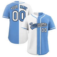 Maillot de baseball à manches courtes avec logo personnalisé, boutons, impression par sublimation sur polyester, uniformes de baseball personnalisés pour équipe