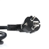 Prise UE 3 broches 110V-250V certification VDE européenne cordon d'alimentation standard européen cordon d'alimentation AC personnalisable