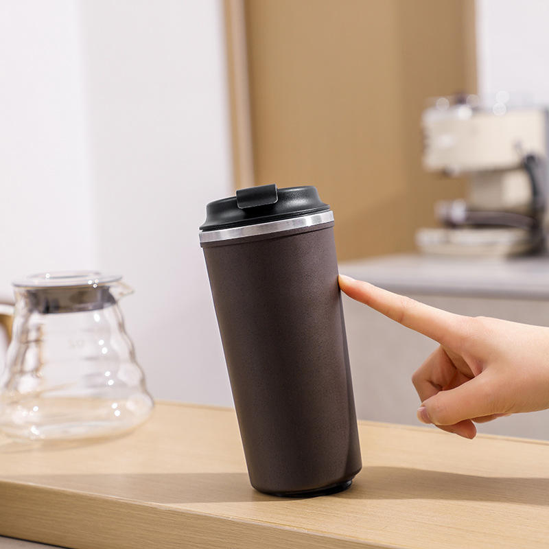 Anti Fall Anti Leak Suction Coffee Cup Tea Mug Desktop Office Non-spill Coffee Grounds Tumbler With Magic Suction Sup Base