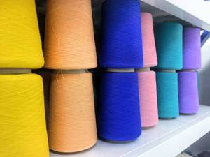 Chất Lượng Cao 100% <span class=keywords><strong>Cotton</strong></span> Thân Thiện Với Môi 40S/32S/21S Vòng Spun Tái Chế Nhuộm Sợi Cho Tay Đan Dệt Thêu May - Product Image 5