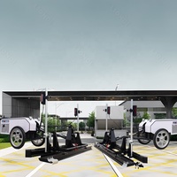 Robot de nivellement laser pour la construction routière, système entièrement hydraulique, moteur hydraulique à couple élevé, nivellement automatique du béton