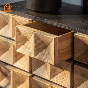 Công Nghiệp Phong Cách Đồ Nội Thất Nhà 9 Ngăn Kéo Lớn Không Gian Lưu Trữ Phòng Ăn Bên Tủ Bằng Gỗ Hàng Đầu Cổ Hành Lang Giao Diện Điều Khiển Bảng - Product Image 5