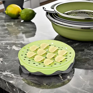 High Quality Kitchenware Kitchen <b>Tools</b> Reusable Vegetable Draining Plate Fruit Chips Drying Board <b>Silicone</b> Chip Tray - Product Image 5