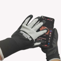 Vente en gros Gants électriques industriels robustes Gants d'isolation électrique en nitrile de sécurité au travail 400V
