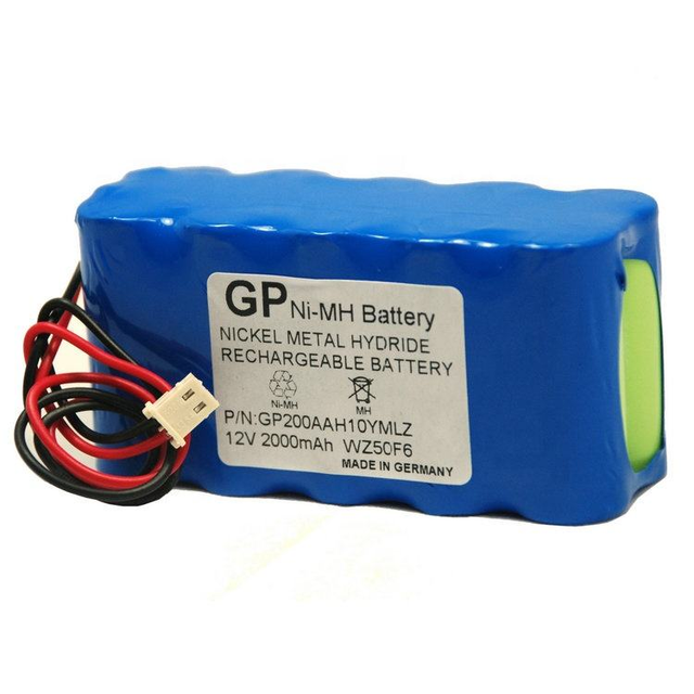 12V 2000mAh NI-MH Battery WZF-50F2(double Channels) for Smiths WZS-50F6 WZ-50F6 WZ-50S WZ-50F2 TMF6 Syringe Pump