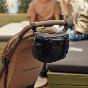 Sac de rangement étanche pour poussette avec sangle de fixation et bandoulière, sac à couches pour papa, vente en gros - Product Image 2