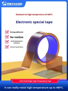 Goldfinger resistente alle alte Temperature Polyimide <span class=keywords><strong>PI</strong></span> nastro 400 ° isolamento termico e saldato per il telefono cellulare riparatore strumento - Product Image 6