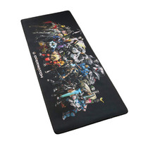 Grand tapis de souris extra Large, antidérapant, personnalisé, en caoutchouc, pour Gamer, clavier