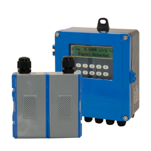 Medidor de flujo de agua <span class=keywords><strong>digital</strong></span> Sensor Medidor de flujo ultrasónico Abrazadera en salida portátil Medidor de flujo ultrasónico 4-20ma - Product Image 2