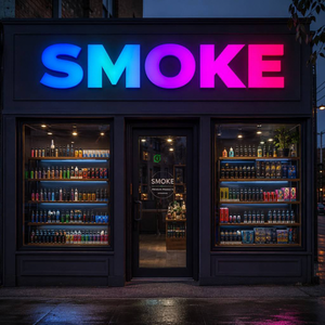 Letras de Canal con Iluminación Frontal LED RGB Personalizadas, Letreros Acrílicos 3D que Cambian de Color, Transformador <span class=keywords><strong>para</strong></span> Letreros de Tiendas, Uso en Bodas y Tiendas de Cigarrillos - Product Image 1