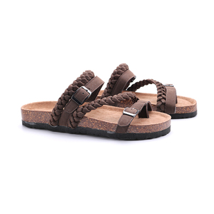 Dép Nữ Có Nút Bần Thời Trang Cổ Điển Dép Xăng Đan Đế Gỗ Mềm Co Giãn Cho Nữ Dép Đế Gỗ Đế Trượt - Product Image 3