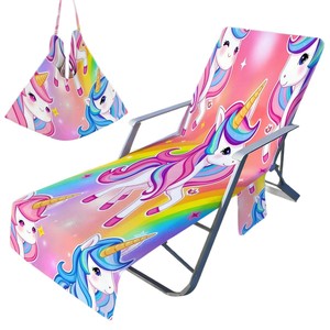 Funda de microfibra para tumbona de playa con estampado de palmeras tropicales, toalla de secado rápido con estampado digital para playa y piscina - Product Image 6