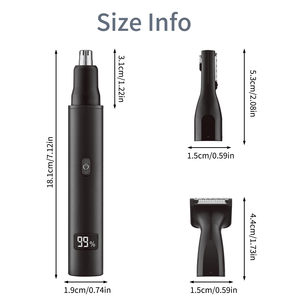Mini <span class=keywords><strong>rasoir</strong></span> à cheveux 3 en 1 <span class=keywords><strong>rasoir</strong></span> à barbe Rechargeable <span class=keywords><strong>nez</strong></span> corps tondeuse professionnelle sans fil <span class=keywords><strong>oreille</strong></span> et <span class=keywords><strong>nez</strong></span> tondeuse à cheveux pour homme - Product Image 4