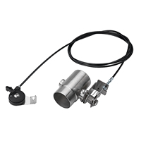 Silencieux d'échappement en acier inoxydable pour moto, avec valve d'échappement à ouverture manuelle et insert DB Killer