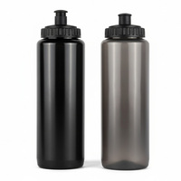 Bouteille d'eau pour vélo 1000 ml 32 oz en PP de qualité alimentaire, anti-fuite, avec bec verseur, pour le cyclisme et les sports de plein air, fournisseur en gros