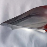 Sacs en plastique refermables, résistants à l'humidité, avec logo personnalisé imprimé, film blanc nacré, face avant transparente, laminés, avec fermeture éclair, pour bracelets et bijoux