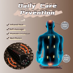 Pop Ontspannen Beste Man Gezonde Zorg Prostaatmoxibustie Therapie Ver Infrarood Verwarmingskussens Toermalijn Hot Foton Punt <span class=keywords><strong>Massage</strong></span> Mat - Product Image 4
