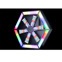6*60W LED RGB DJ effet de scène Six feuilles ventilateur lumière scène fond Pixel effet lumière