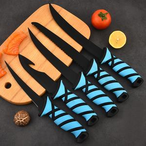 Cuchillo de Pesca, Cuchillo de Supervivencia para Camping, Hoja de Acero Inoxidable, Punta Recta, Mango de Plástico, Longitud Total 2 mm de Grosor - Product Image 3