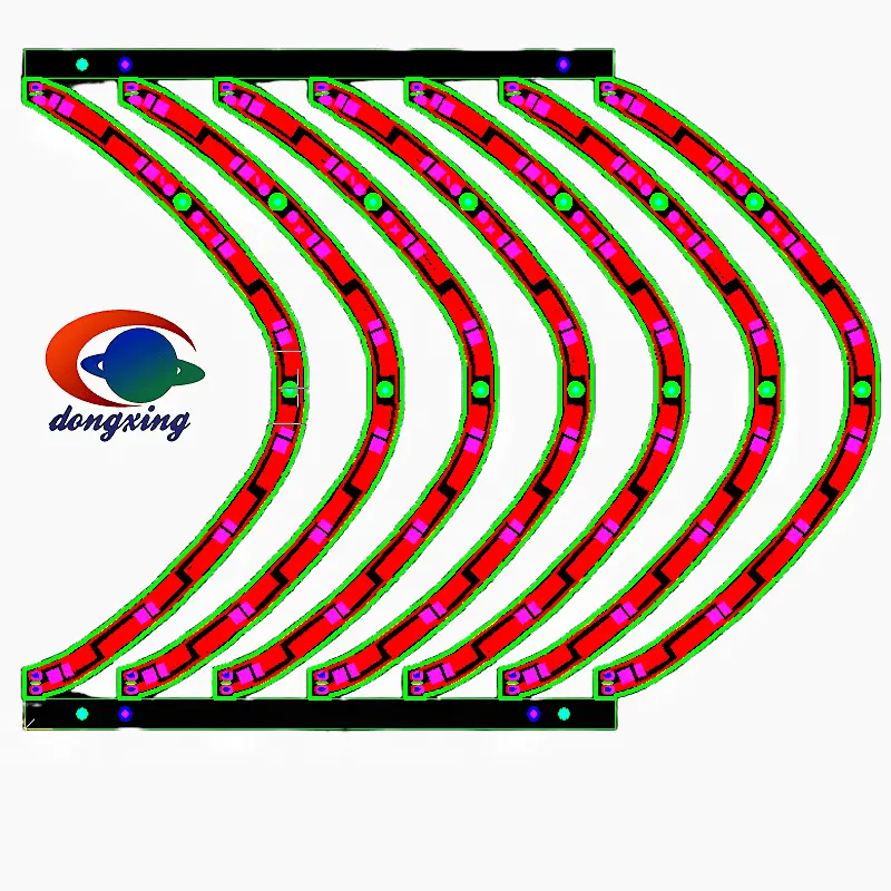 Pcb levhalar baskılı devre PCBA tv devre s led devre kartı devre smd PCB üretim DOB fr4 epoksi cam panel RGB