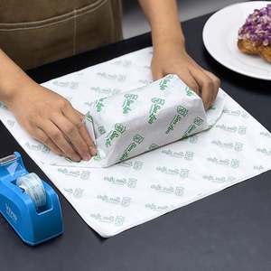 Papel para Envasado de Alimentos Desechable, Papel para Hamburguesas, Papel Resistente al Aceite, Papel para Plegar Pan, Papel Laminado, Papel para Envolver Sándwiches - Product Image 6