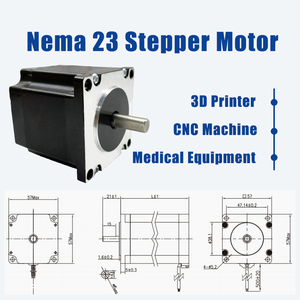 HOLRY Nema23 <span class=keywords><strong>Moteur</strong></span> 57mm 1.8 Degrés 1.5A 1.8Nm 24VDC 48VDC 2 Phase Hybrid Stepper Motor Nema 23 pour Machine Automatique - Product Image 4