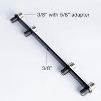 Support de microphone Yinyu MSA029 de 300 mm avec filetages de 5/8 pouces pour configuration multi-microphones en studio d'enregistrement