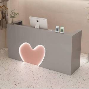 K Wooden Reception Desk-Simple Modern Design Multi-function Commercial Furniture for Hotels and Beauty <b>Salons</b> Hospital - Product Image 6