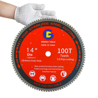 Lame de scie circulaire industrielle en céramique métallique TCT pour la coupe de tuyaux en acier inoxydable et en fer, haute précision, sans bavures