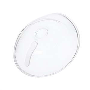 Couverture anti-éclaboussures pour four à micro-ondes, réutilisable, pour garder les aliments au chaud, pour assiette et bol, en plastique blanc, pour la cuisine - Product Image 1