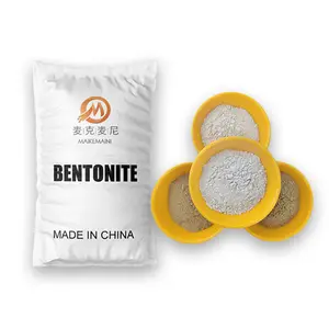 Hot sale yellow bentonite clay powder price in tons mud recycling bentonite oil decoloring agent bentonite