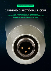 Weston Micro Điện Dung Chuyên Nghiệp Cho Phòng Thu Định Hướng Hình Trái Tim Màu Xanh Lá Cây VISA 50Hz-18Khz 48V - Product Image 5