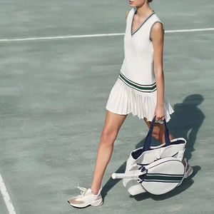 Falda de Tenis Plisada de Alta Calidad Personalizable, Vestido de Tenis Suave de Secado Rápido y Alta Elasticidad, Ropa de Tenis Sexy para Mujer - Product Image 2