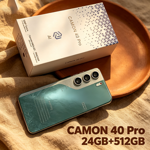Camon 40 Pro หน้าจอโค้งดั้งเดิม สมาร์ทโฟน 5G ความจุขนาดใหญ่ หน่วยความจำในตัว กล้องถ่ายภาพระดับมืออาชีพ - Product Image 2