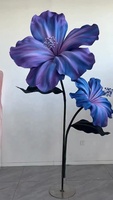Bouquets géants sur pied en EVA Hibiscus faits main haut de gamme pour mariages, décorations de fêtes et vitrines