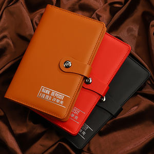 Cahier de dépôt bancaire promotionnel avec couverture en cuir chèque régulier mandat certificat d'<span class=keywords><strong>épargne</strong></span> stockage livre de Collection - Product Image 6