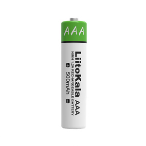 <span class=keywords><strong>LiitoKala</strong></span> <span class=keywords><strong>Lii</strong></span>-AAA NIMH 500MAh แบตเตอรี่แบบชาร์จไฟ1.2V Li Ion AAA ปุ่มด้านบนแบตเตอรี่สำหรับของเล่น - Product Image 1