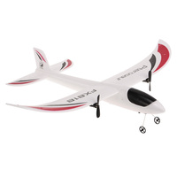 Avion radiocommandé FX-818 RC Glider 2.4GHz à 4 directions de vol, 2 canaux, en mousse EPP, avec éclairage LED, jouet, vente chaude