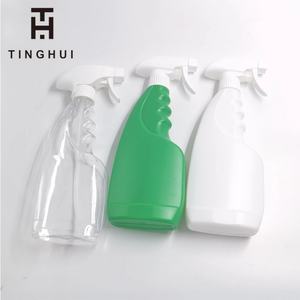 ขวดพลาสติกใส HDPE ขนาด 500 มล. 750 มล. 1 ลิตร 25 ออนซ์ พร้อมหัวฉีดสเปรย์และหูจับ - Product Image 3