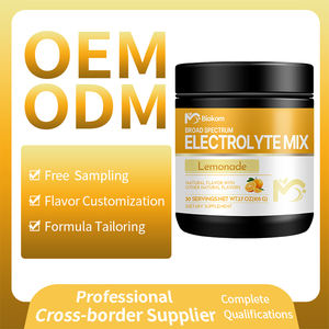 Private Label Natural Sabor Electrólito Pó Bebida Mix Hidratação Pó Suplemento com 6 Eletrólitos Chave e Trace Minerais - Product Image 4