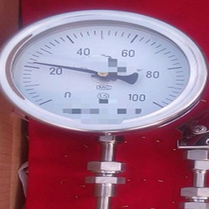 WSS-485 Bimetallic Thermometer 300 Mm <b>Probe</b> Length <b>Temperature</b> Instrument - Product Image 1